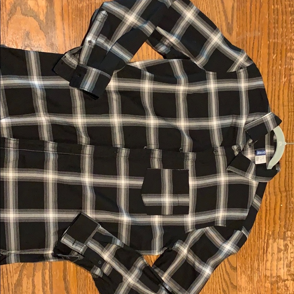 Long Sleeve Button down Skate Shirt